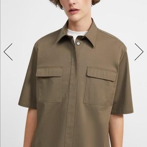 Theory Chino Short-Sleeve Classic Shirt